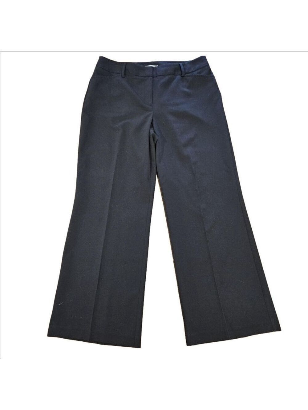 Women's Van Heusen Career Flared Pants, Size 10S, Black